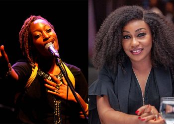 Singer Danielle Eog is the singing voice of Rita Dominic in “La Femme Anjola”