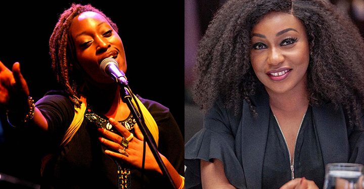 Singer Danielle Eog is the singing voice of Rita Dominic in “La Femme Anjola”